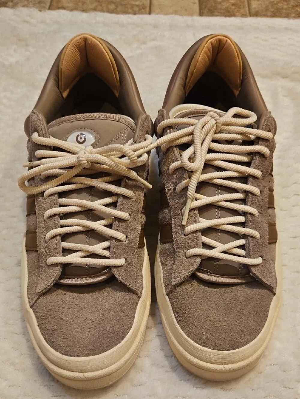 adidas taupe suede